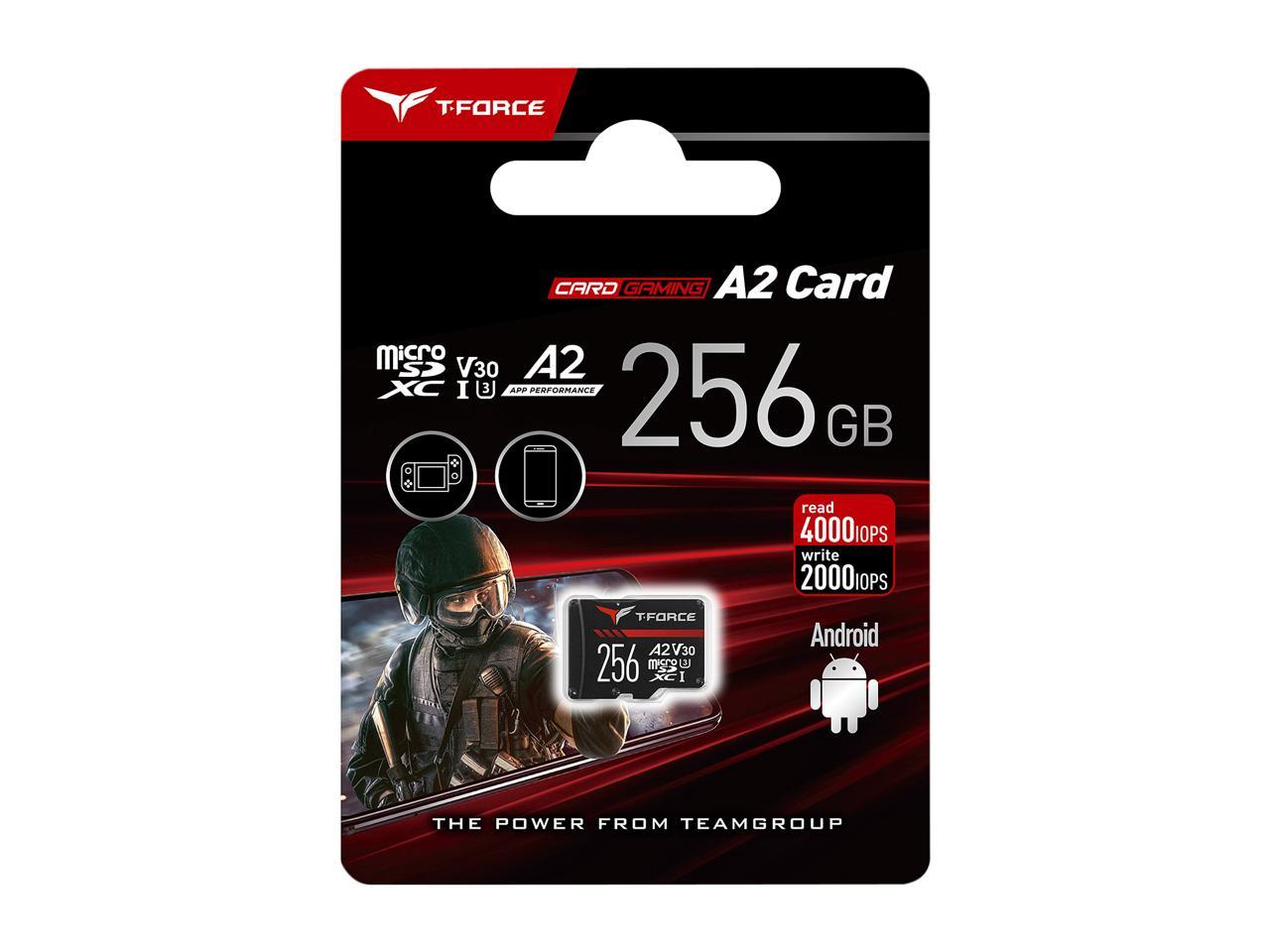 Memorijska kartica za igre Teamgroup Gaming A2 256GB MicroSD UHS-I U3 V30 100/90MB/s-0