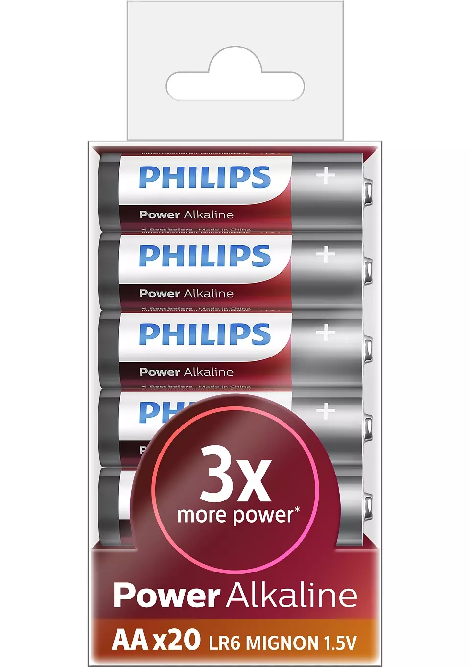 Baterija PHILIPS - AA POWER ALKALINE BLISTER 20 KOM (LR06)-0