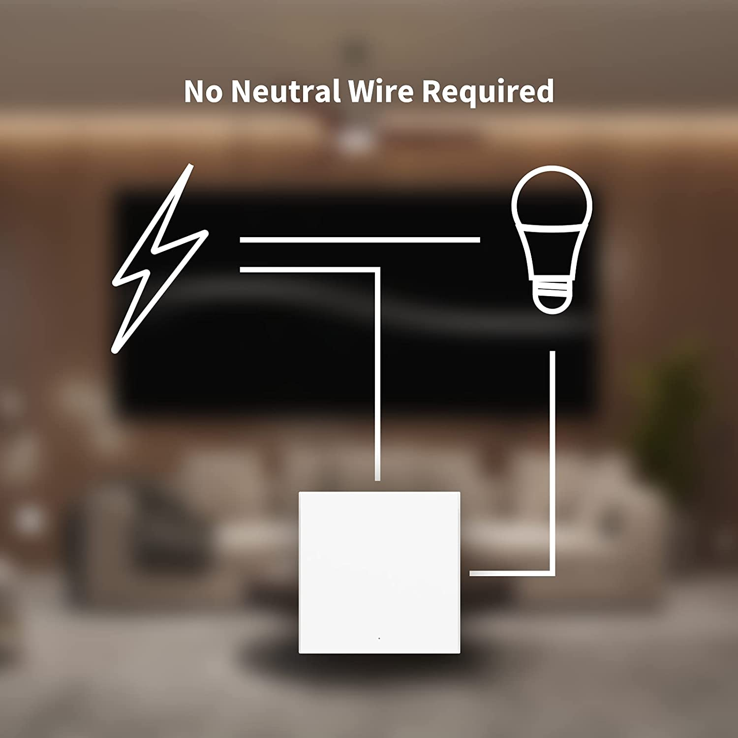 Pametni zidni prekidač Zigbee s relejom Aqara H1 EU (jednostruki, bez neutralne žice)-3