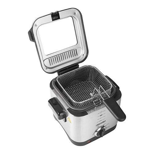 Friteza MESKO MS 4910 (900 W, 1.5 L, srebrna)-2
