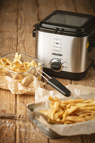 Friteza MESKO MS 4910 (900 W, 1.5 L, srebrna)-4