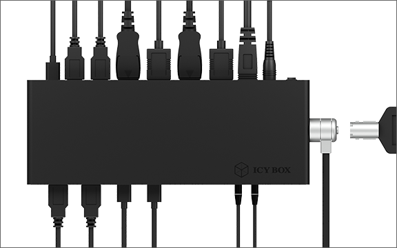Docking stanica ICYBOX IB-DK2245AC Docking USB-C s dvostrukim video konektorom-3