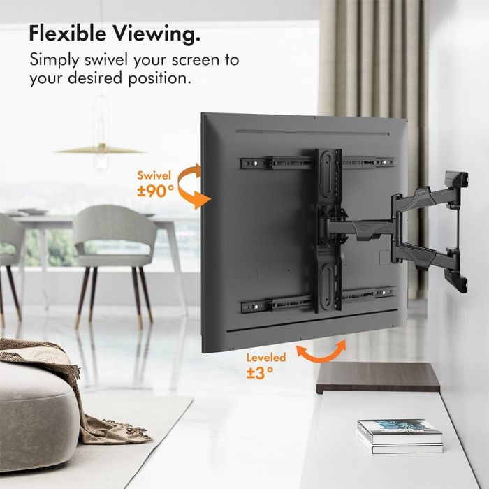 Nosač za TV zidni VONHAUS (37"- 70", do 45kg, nagib +5° -8°, zakret 180°)-9