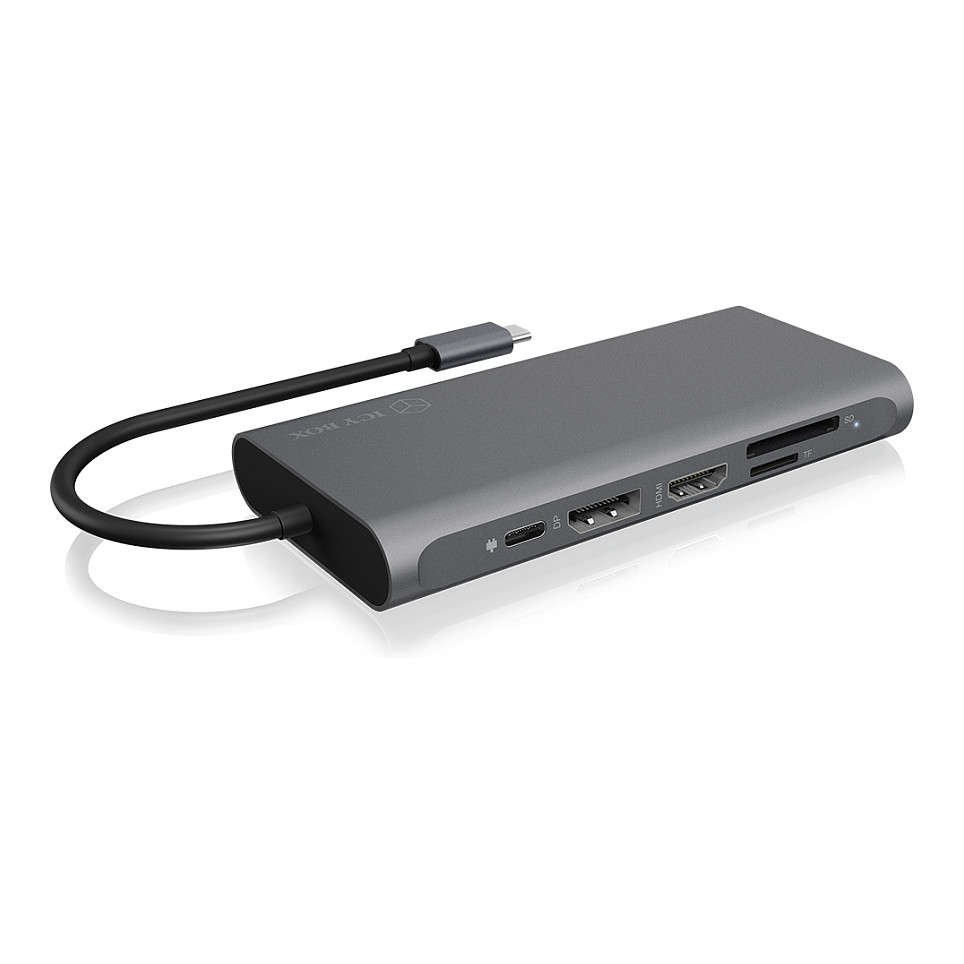Stanica Icybox IB-DK4050-CPD s Power Delivery 100W-9