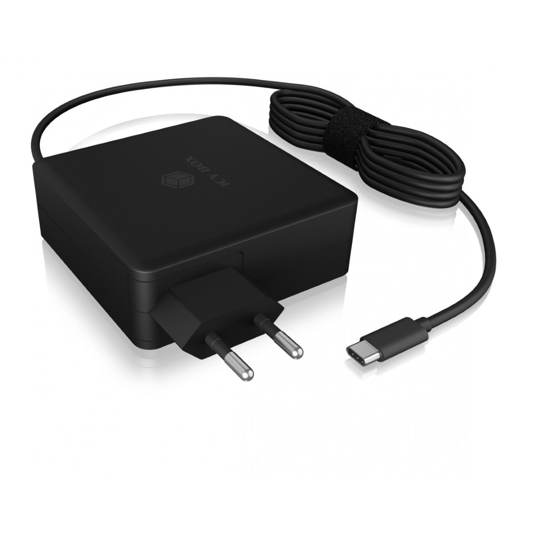 Punjač Icybox IB-PS101-PD s USB-C i Power Delivery 90W-0