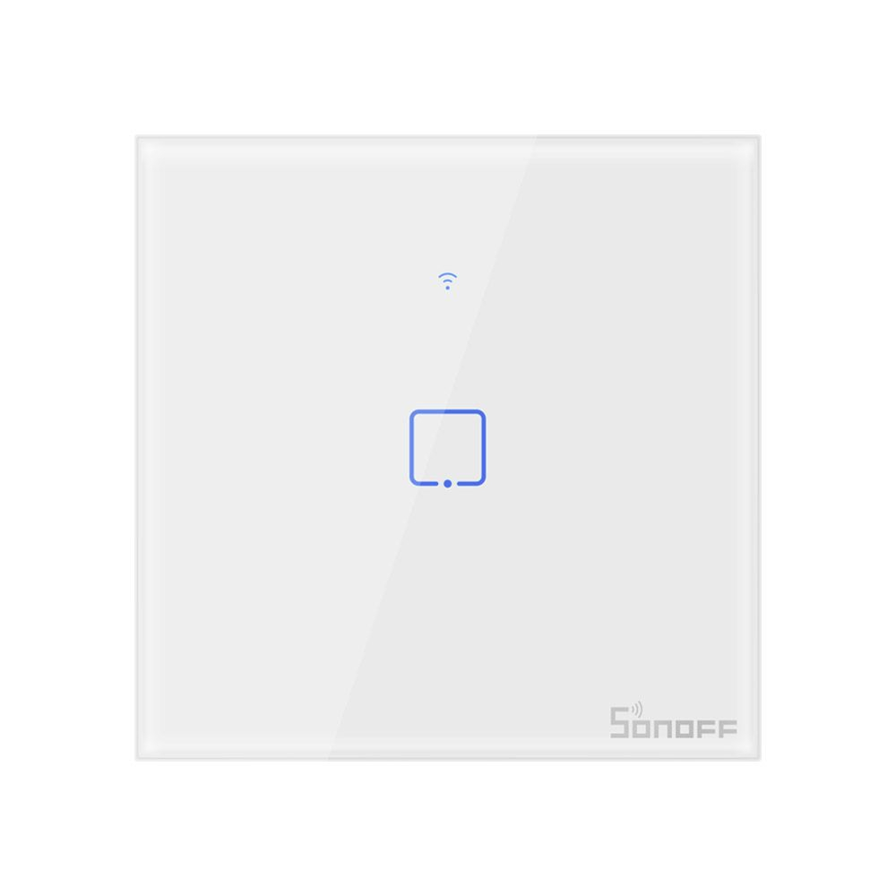 Pametni zidni prekidač SONOFF Wi-Fi + RF433 single T1EU1C-TX-0