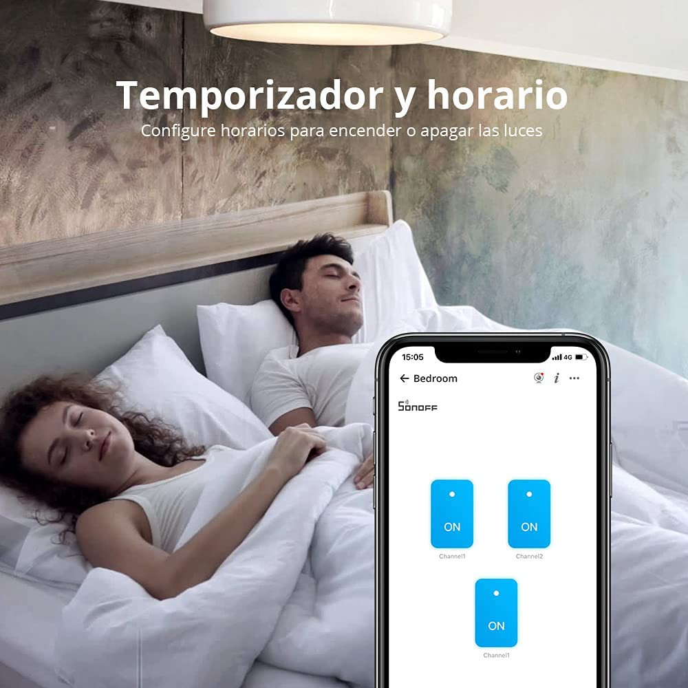 Pametni zidni prekidač SONOFF T1EU2C-TX Wi-Fi + RF433 Dual-1