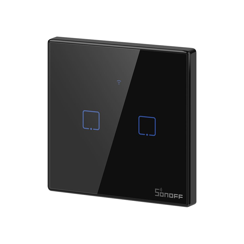 Pametni zidni prekidač SONOFF T3EU2C-TX Wi-Fi Dual