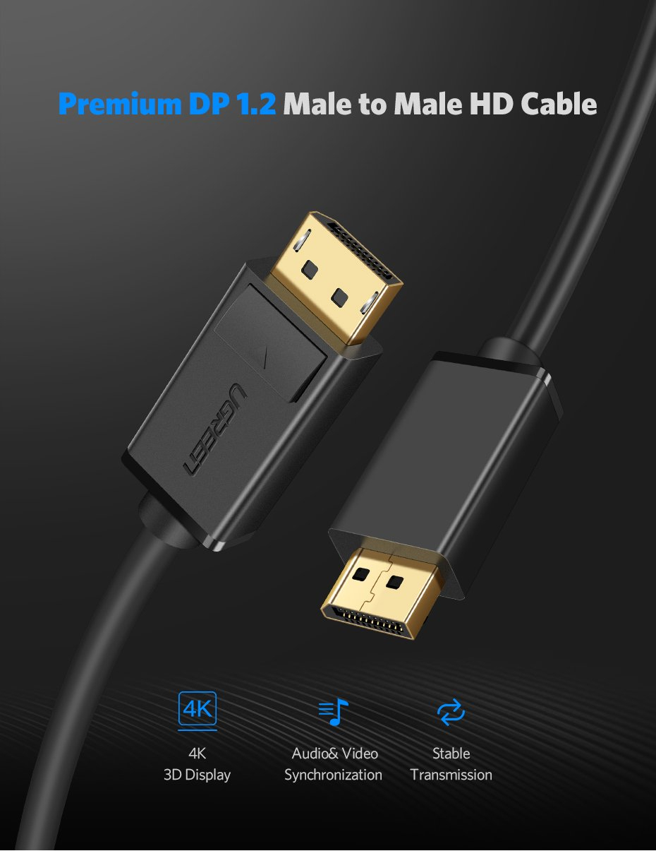 Kabel DisplayPort 1.2 UGREEN (1.5 m)-7