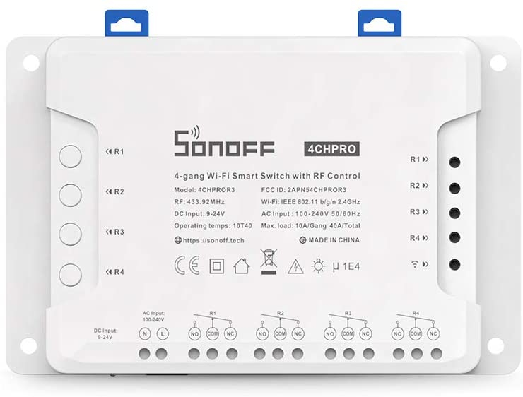 Pametni zidni prekidač SONOFF Wi-Fi 4-channel 4CHPROR3-5