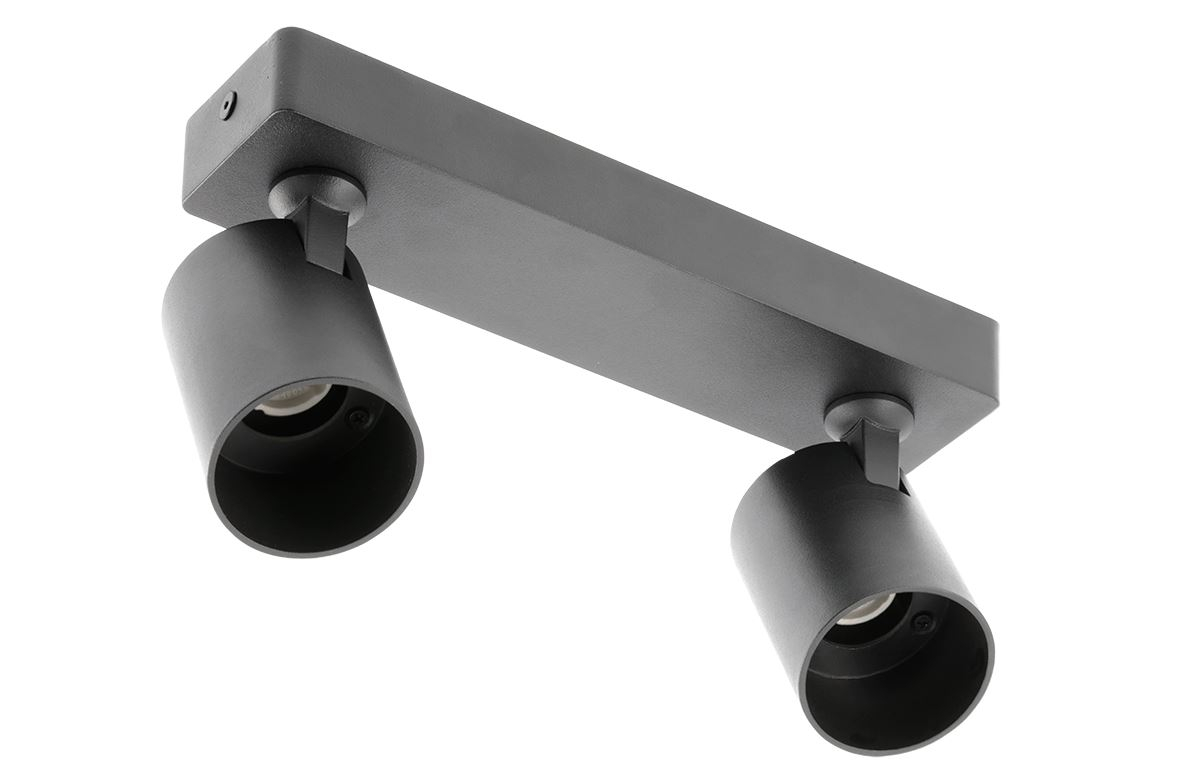 Reflektorska lampa GTV SANTO (2x GU10 220V crna)