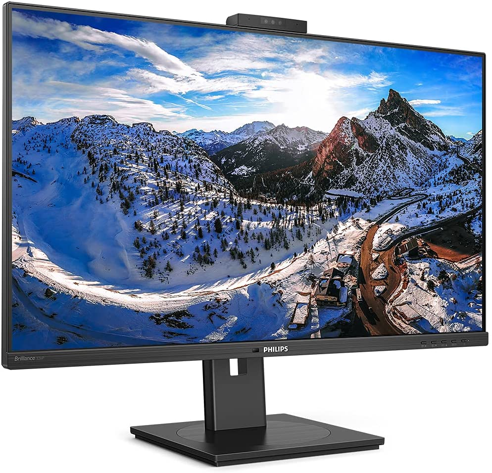 Monitor PHILIPS 326P1H IPS QHD (31.5",IPS,75Hz,2MP webcam,USB-C)-1