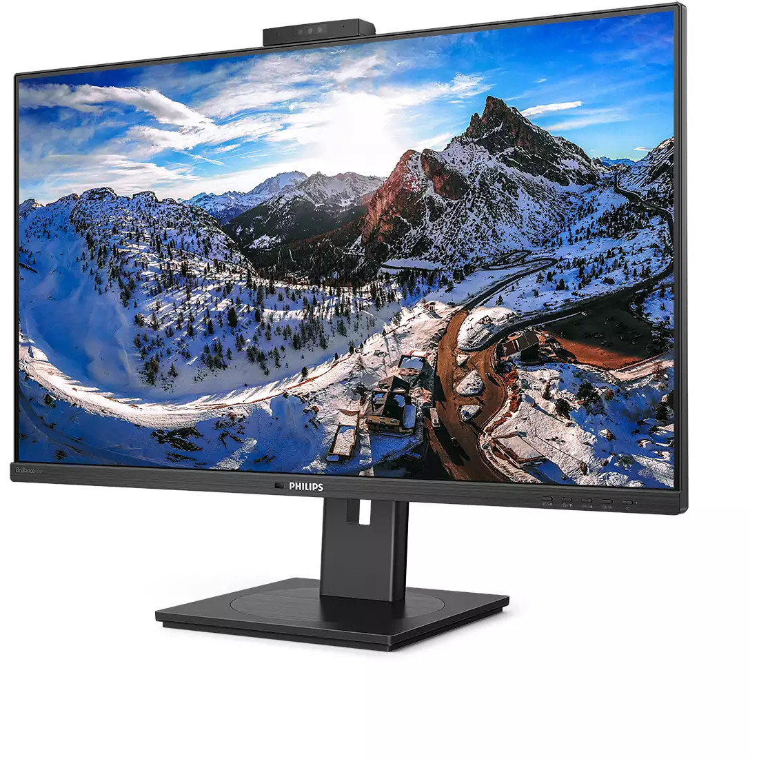 Monitor PHILIPS 326P1H IPS QHD (31.5",IPS,75Hz,2MP webcam,USB-C)-12