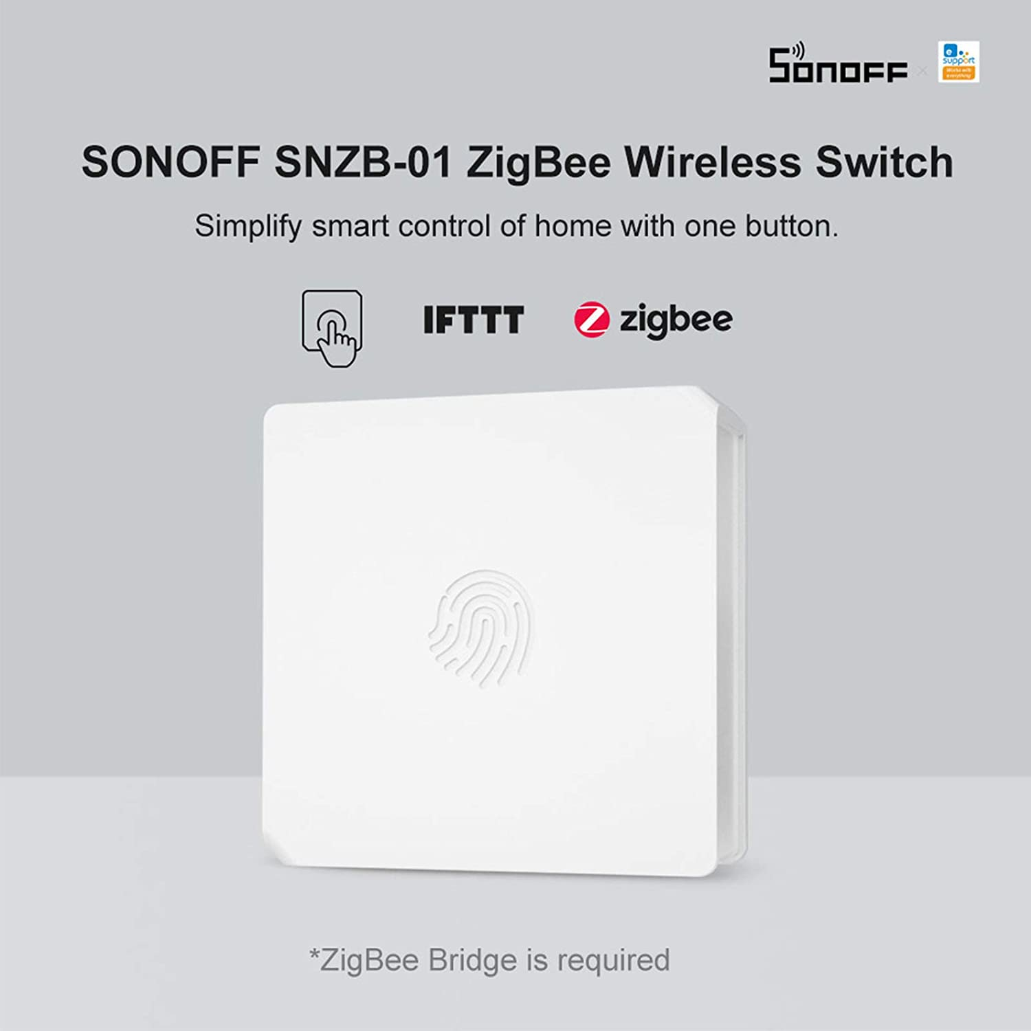 Pametni prekidač SONOFF ZigBee protocol SNZB-01-3