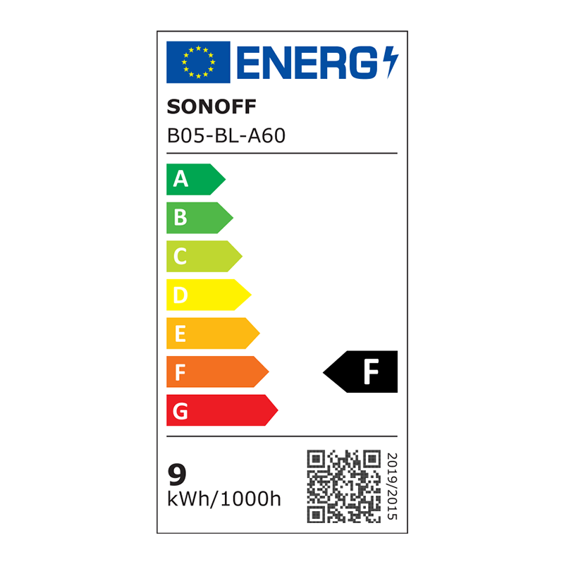 Pametna LED žarulja SONOFF Wi-Fi / Bluetooth E27 9W RGB-1
