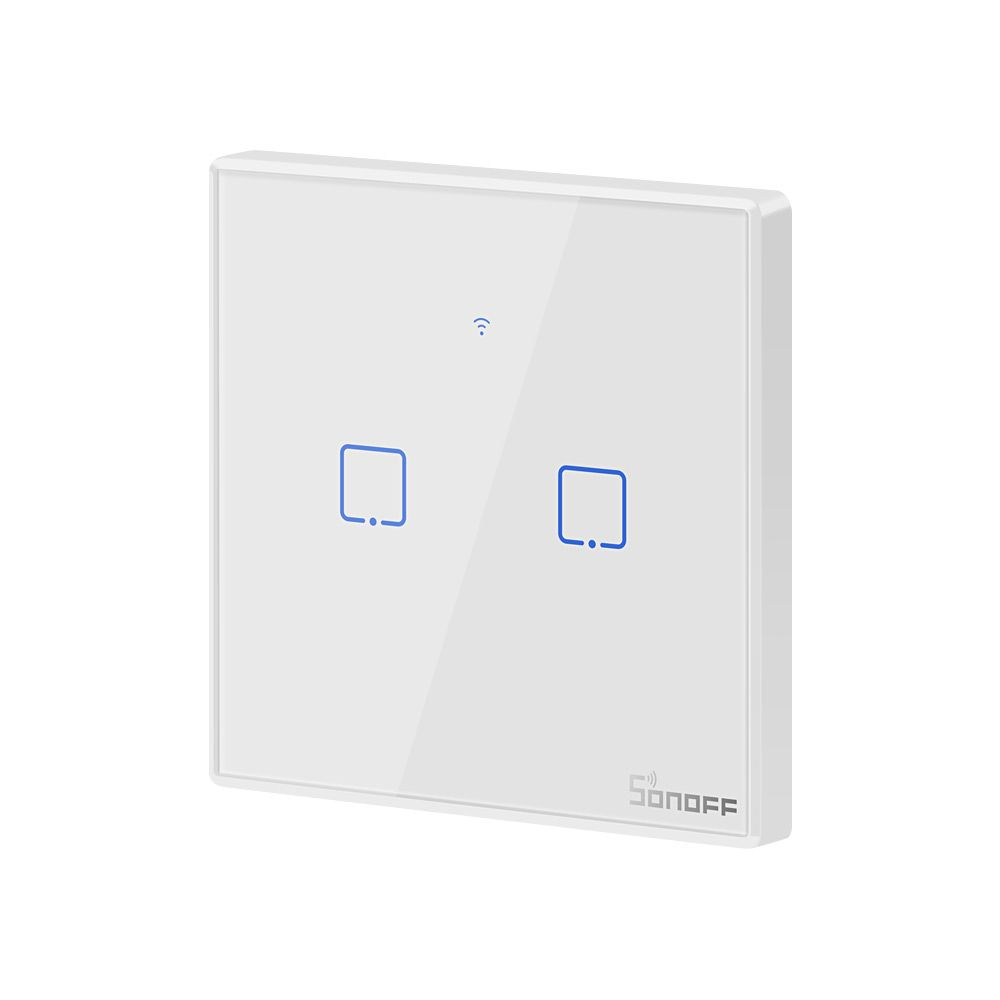 Pametni zidni prekidač SONOFF Wi-Fi + RF433 dual T2EU2C-TX-3