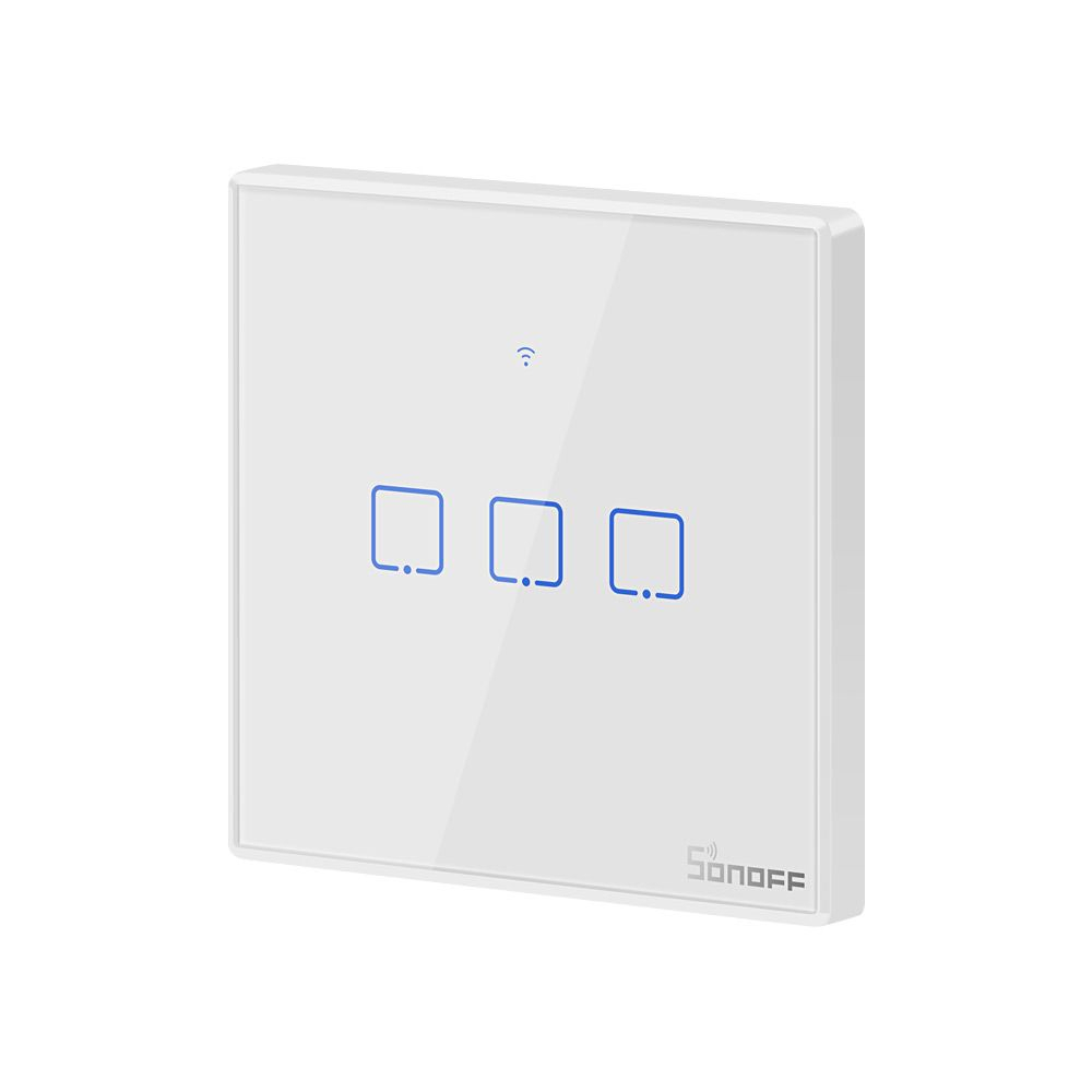 Pametni zidni prekidač SONOFF T2EU3C-TX (3 kanala, Wi-Fi + RF 433 MHz, upravljanje dodirom)-2
