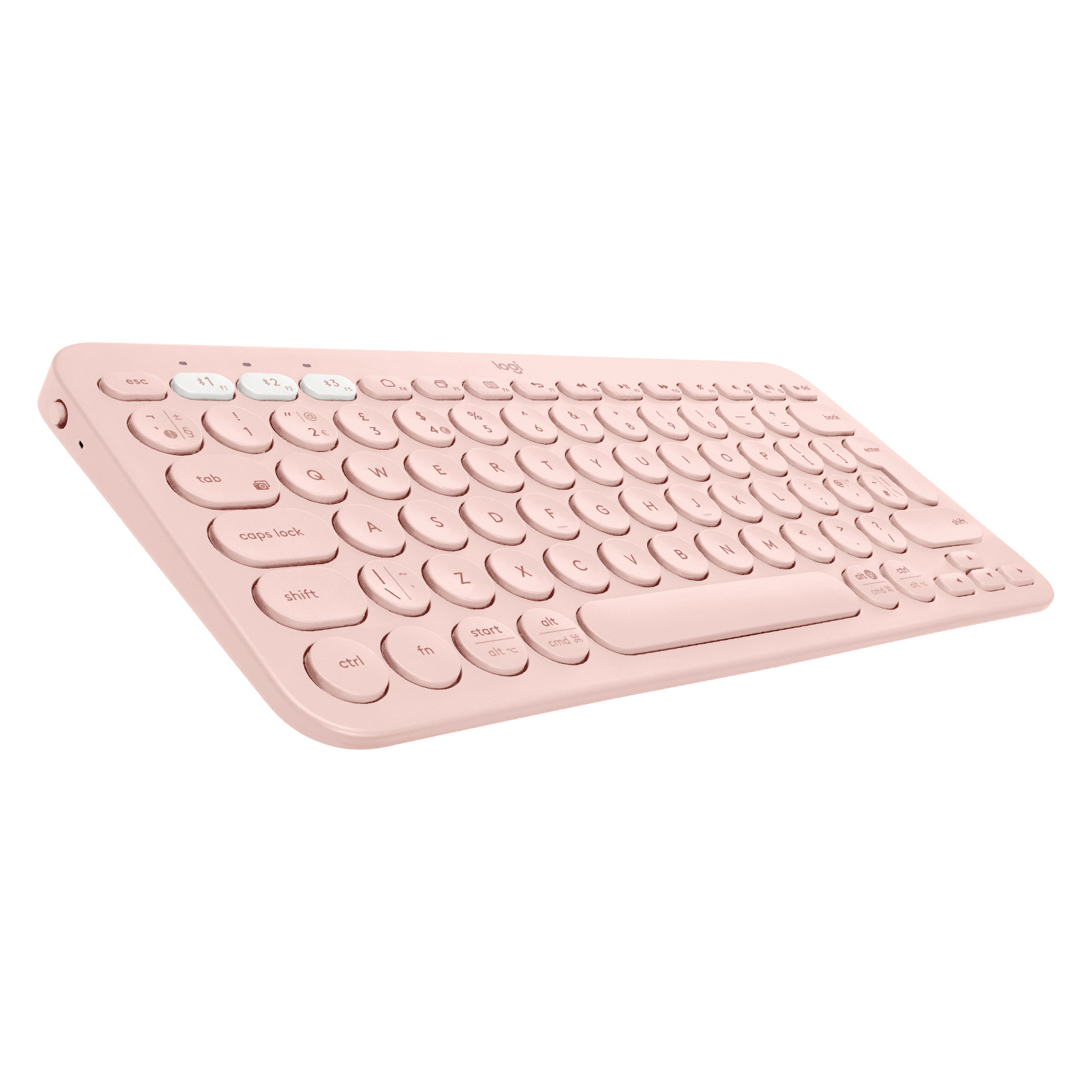 Tipkovnica LOGITECH K380 Multi-Device (ružičasta, SLO gosp.) – internacionalna non HR tipkovnica-1