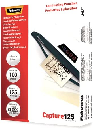 Džepovi za plastifikaciju 65 x 95 mm, 125 mikrona, 100 komada