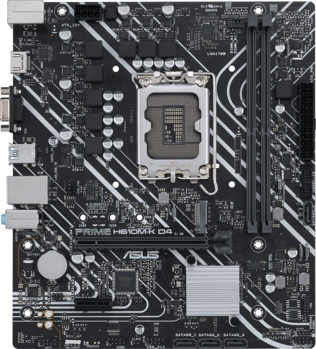 Matična ploča ASUS PRIME H610M-K D4 (intel lga 1700, micro atx, ddr4, sata3, hdmi, usb3.2gen1)-2