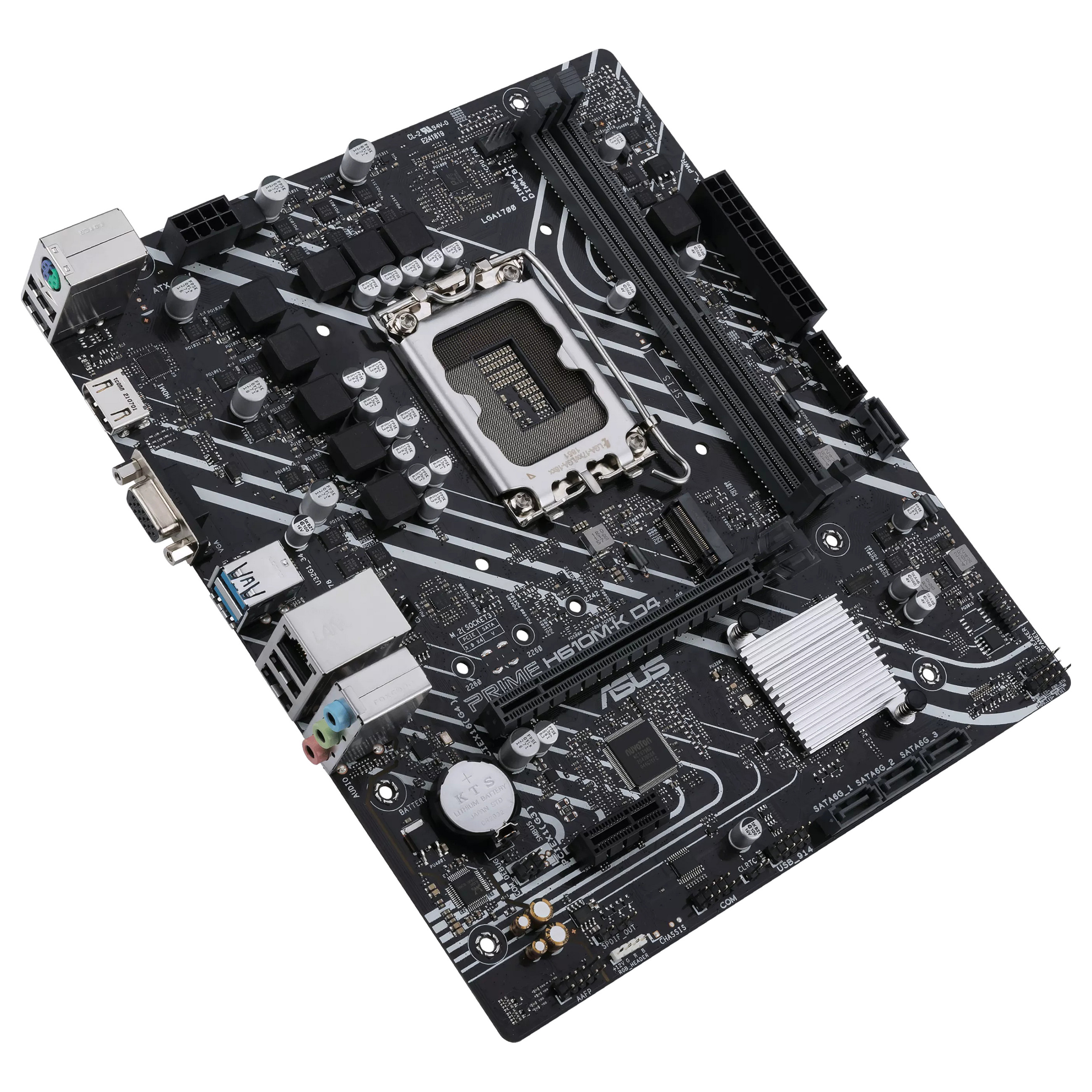 Matična ploča ASUS PRIME H610M-K D4 (intel lga 1700, micro atx, ddr4, sata3, hdmi, usb3.2gen1)-10