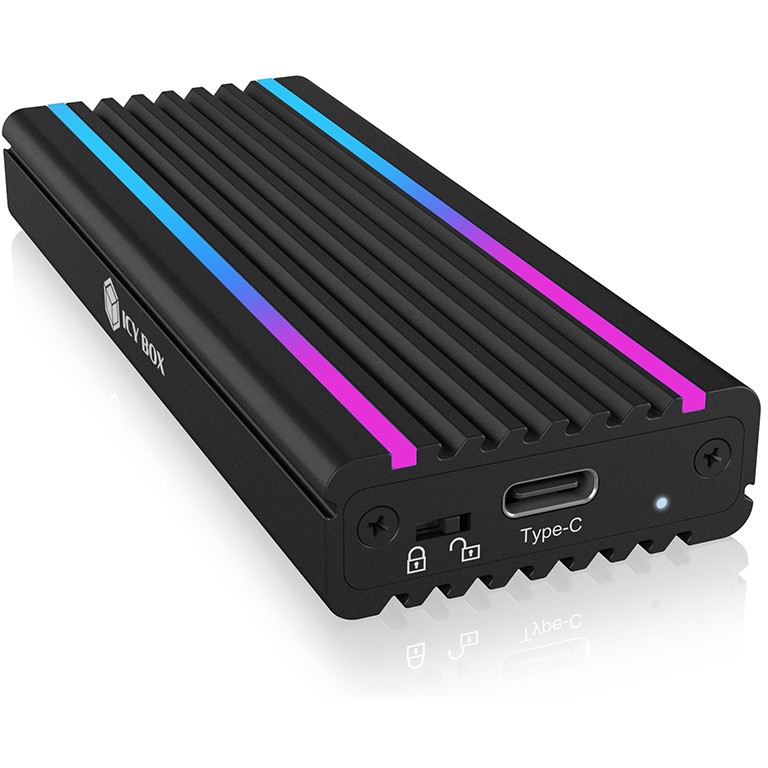 Kućište Icybox USB-C & USB-A 3.1 za M.2 NVMe SSD-11