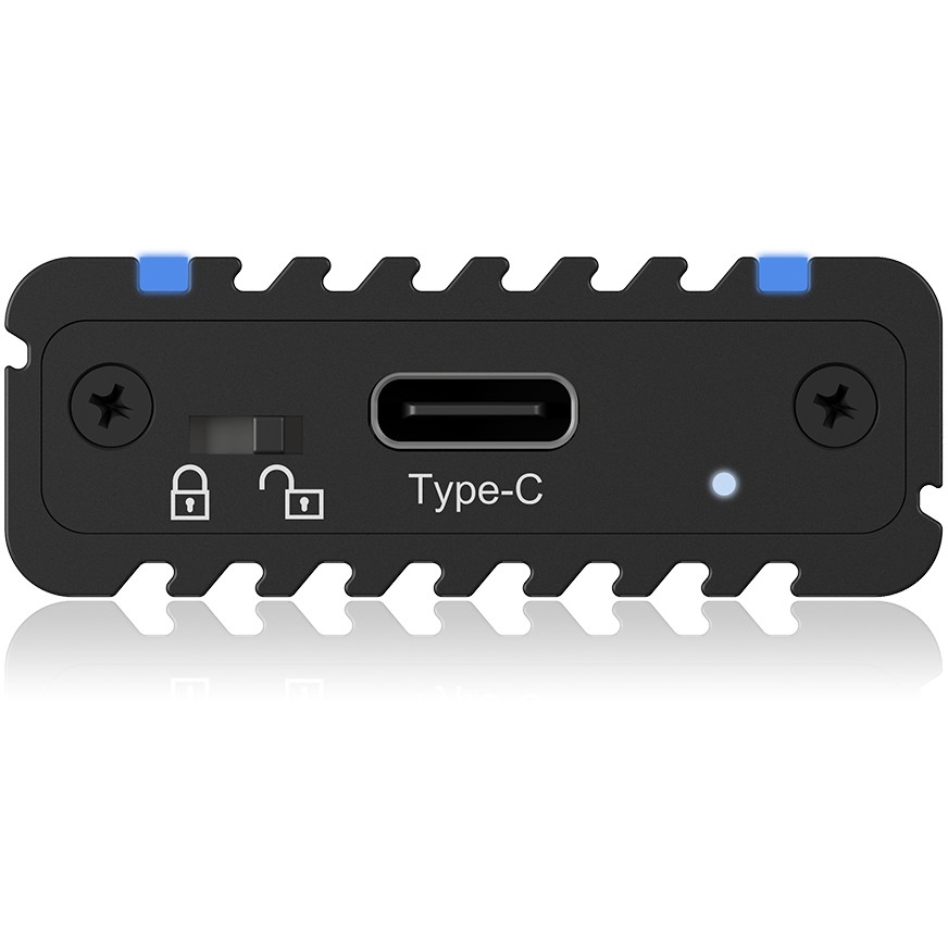 Kućište Icybox USB-C & USB-A 3.1 za M.2 NVMe SSD-15