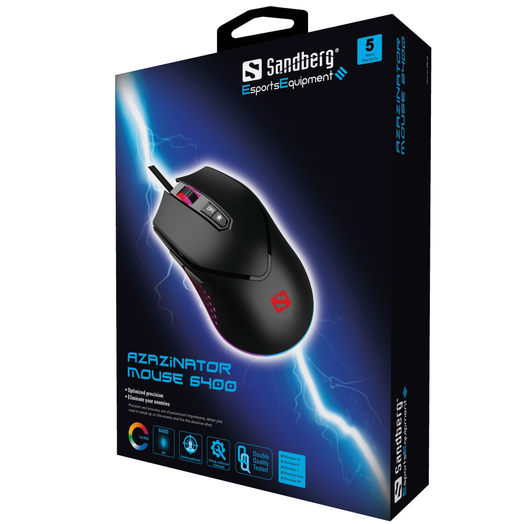 Miš gaming SANDBERG Azazinator Mouse 6400-4