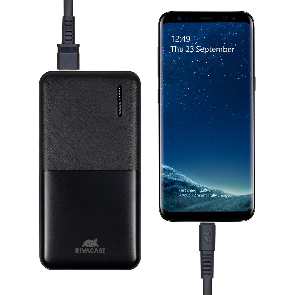 Prijenosna baterija Rivacase 10000mAh Quick Charge 3.0-7