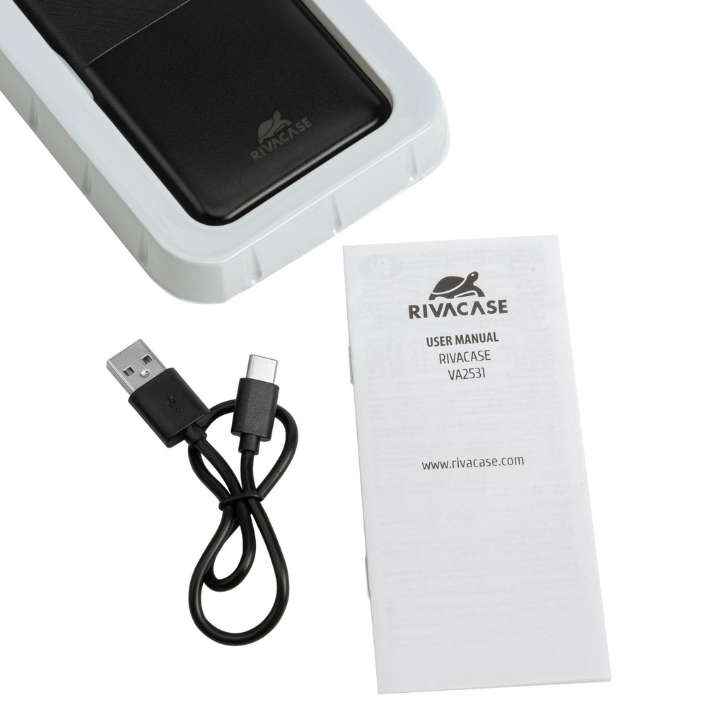 Prijenosna baterija Rivacase 10000mAh Quick Charge 3.0-9