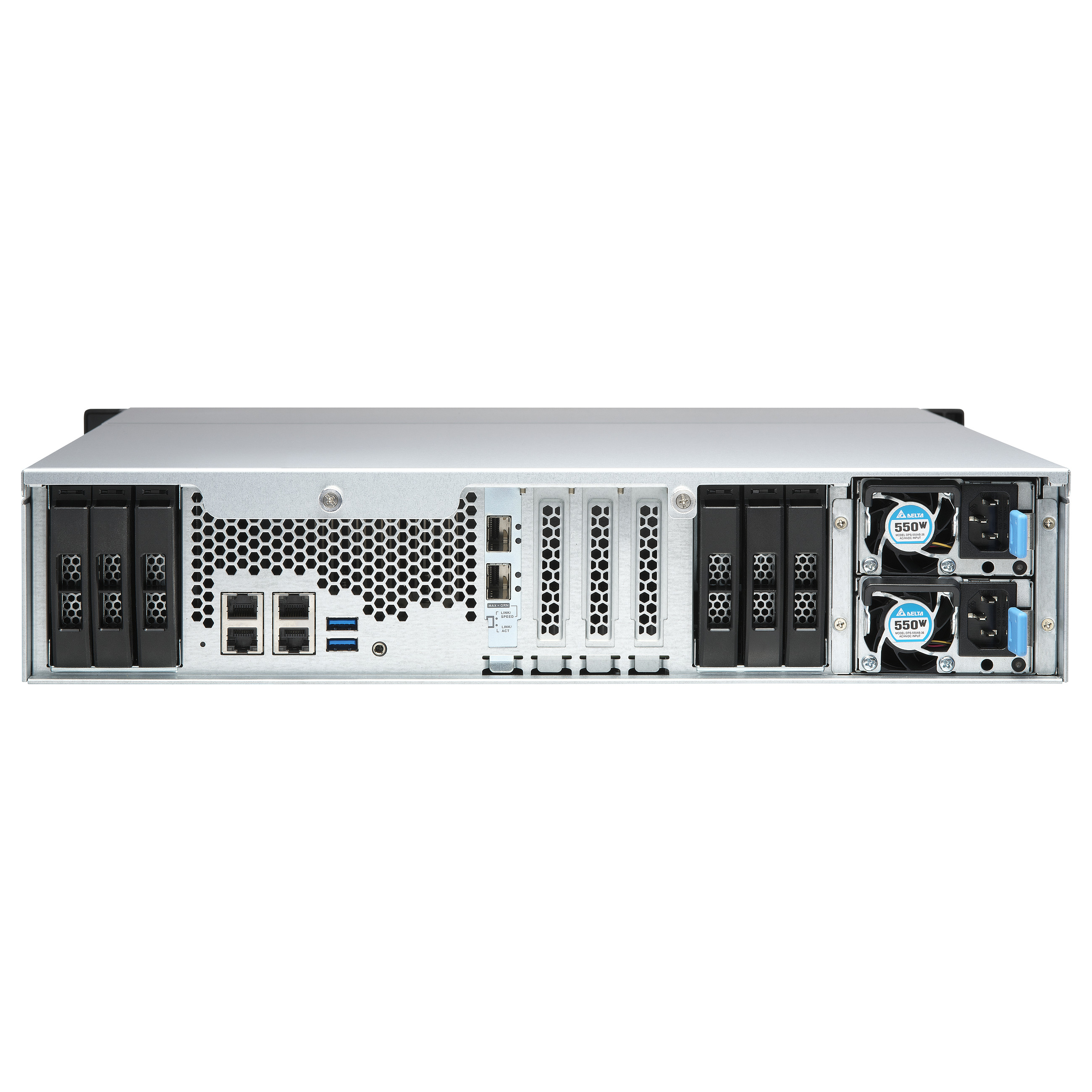 NAS Server QNAP TS-h1886XU-RP R2 (2u rack, 12x 3.5" + 6x 2.5" utora, intel xeon d-1622, 32gb ddr4 ecc ram, 2x 10gbe sfp+, 4x 2.5gbe)-15