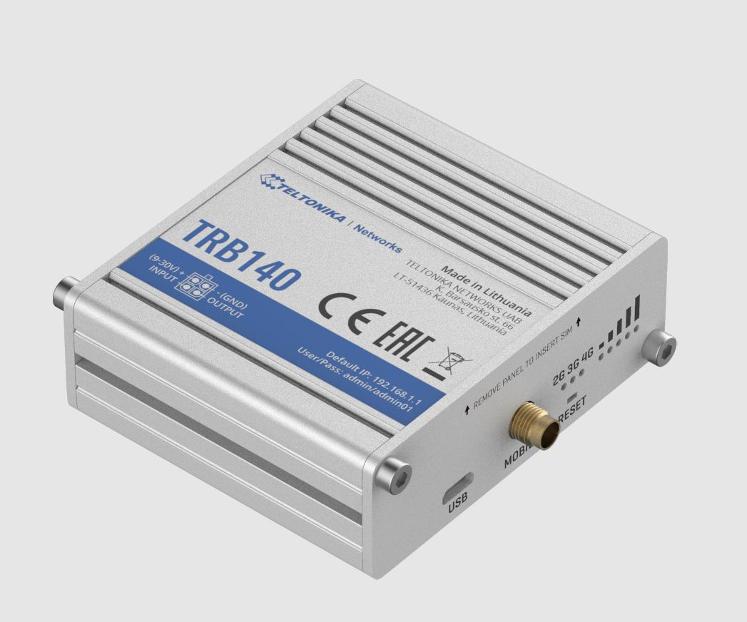 Industrijsko LTE sučelje TELTONIKA TRB140-2