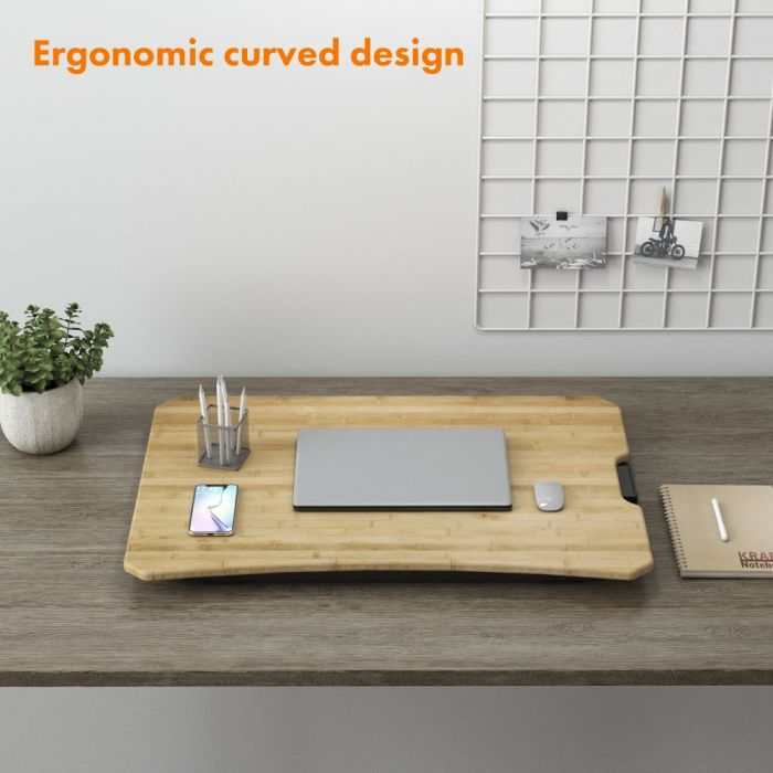 Ultratanki VONHAUS Sit & Stand stolić izrađen od bambusa-4