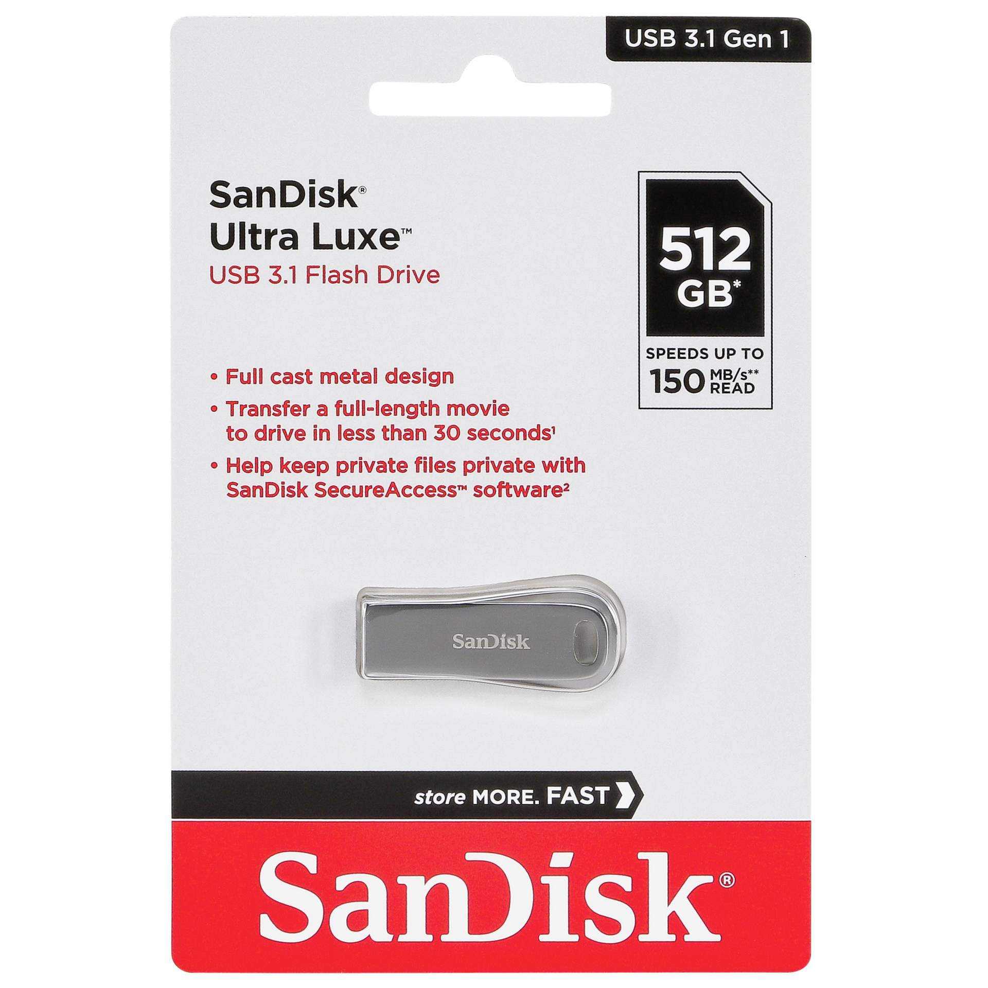 USB stick SanDisk 512 GB (Luxe)-0