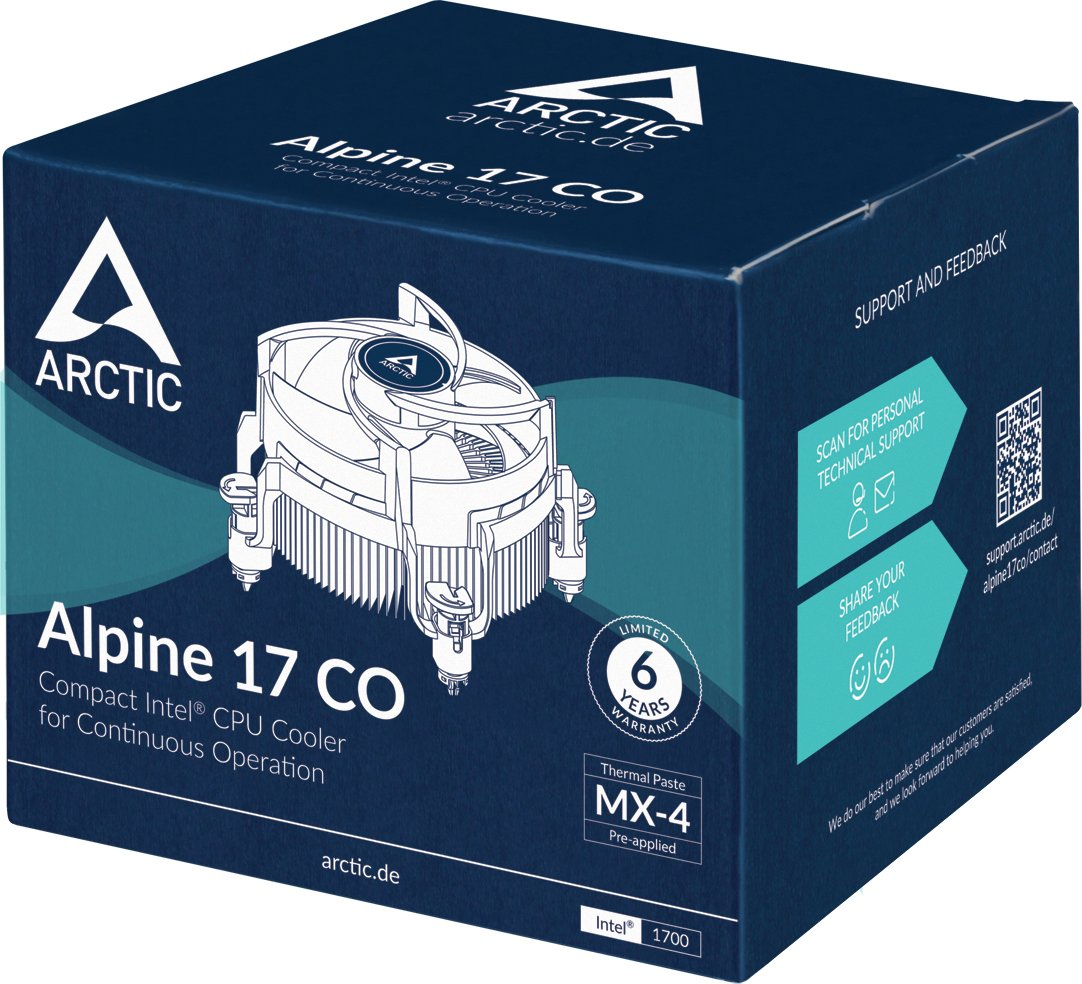Hladnjak za INTEL procesore ARCTIC Alpine 17 CO-4