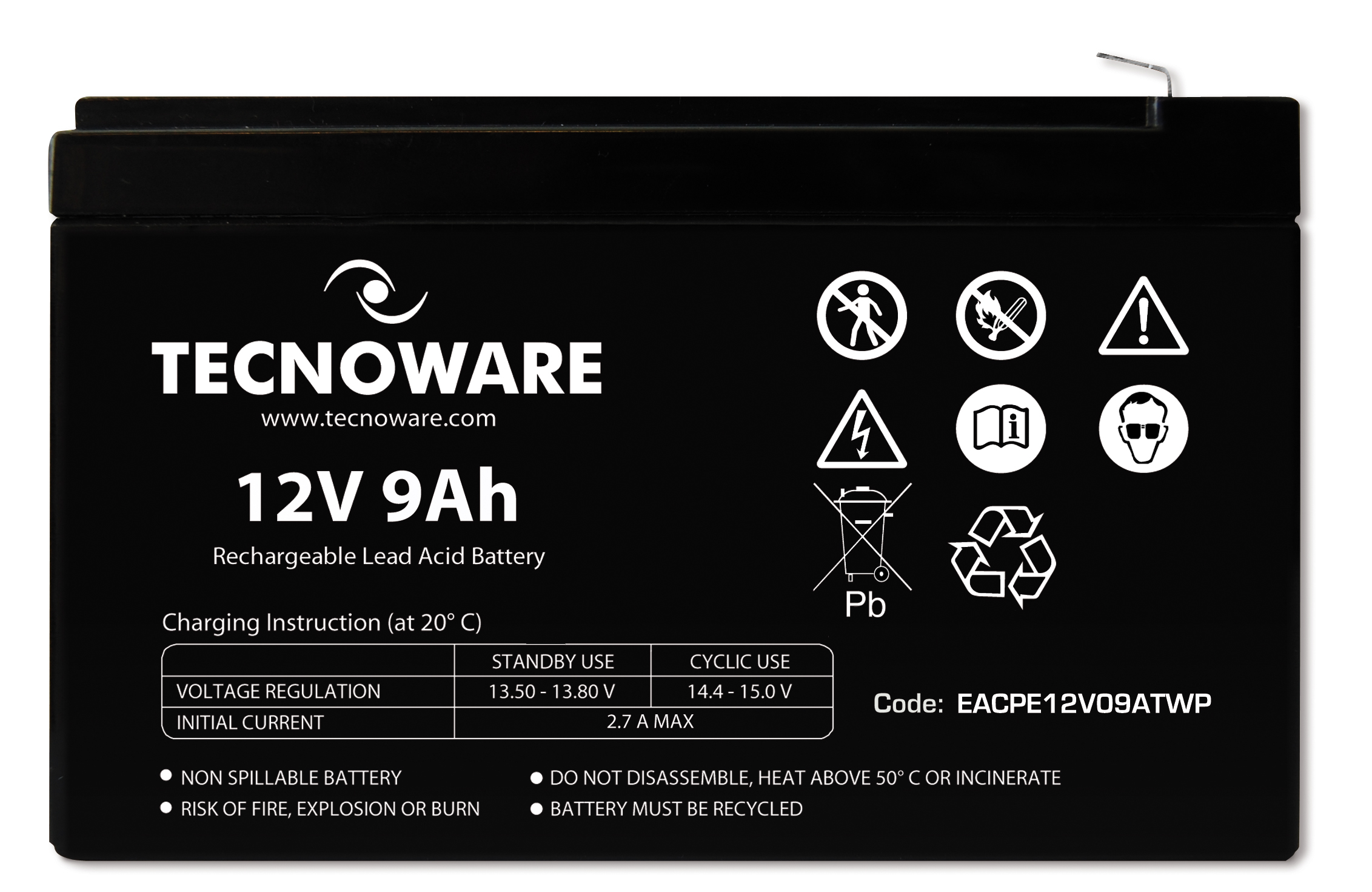Baterija / akumulator Tecnoware 12V 9Ah-1