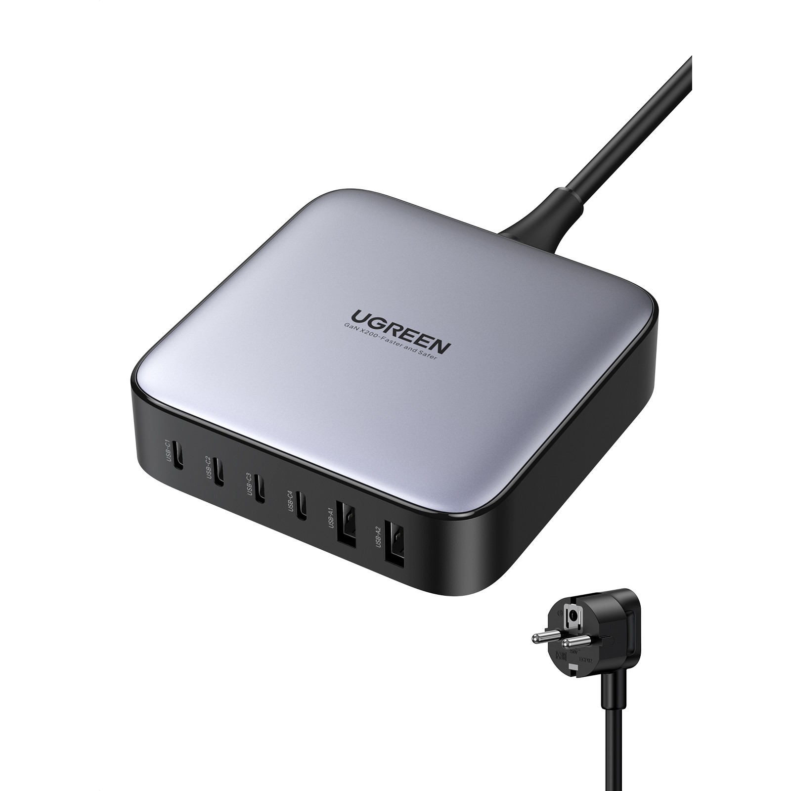 Punjač UGREEN USB-C 200W GAN II - KUTIJA-8