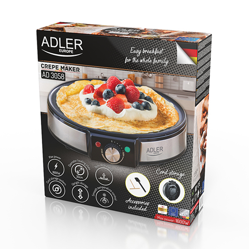 Pekač palačinka ADLER AD 3058 (1600W)-7