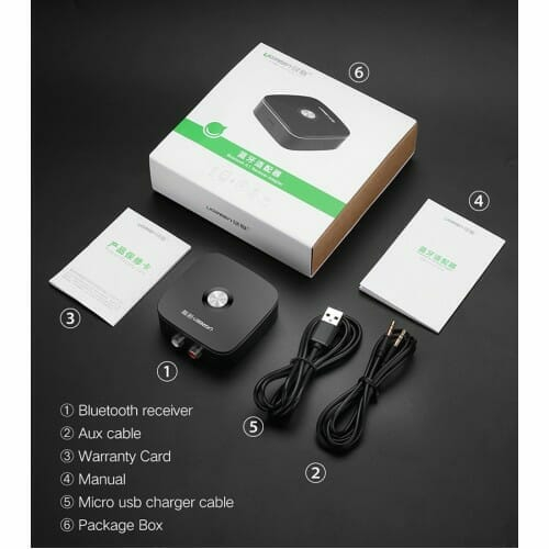 Prijemnik UGREEN Bluetooth 5.0 Audio RCA-4