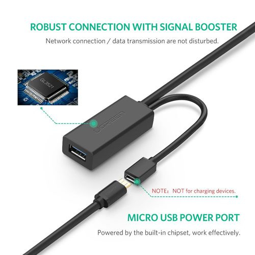 Aktivni produžni kabel UGREEN (USB 3.0,10m)-1