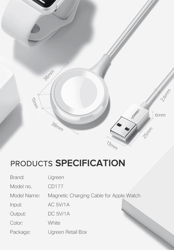 Bežični modul UGREEN za punjenje APPLE Watch-13