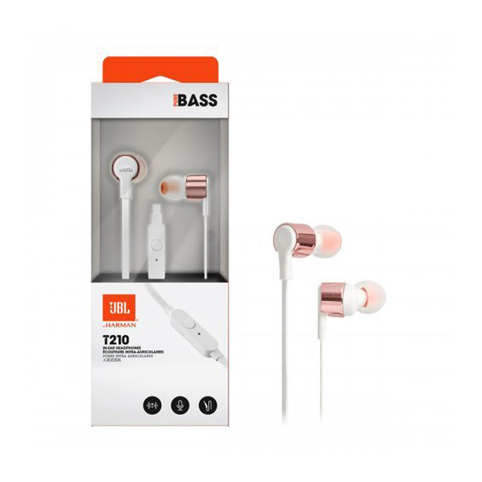 Univerzalne slušalice JBL T210 mikrofon / daljinski Pink Gold-7