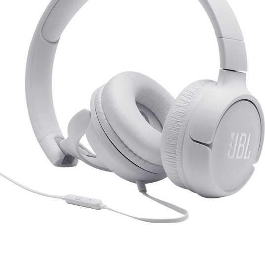 Slušalice JBL Tune 500 s mikrofonom bijele, sklopive, žične-4
