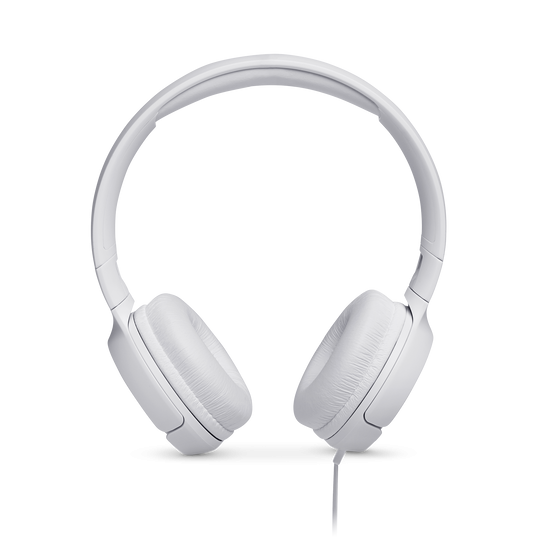 Slušalice JBL Tune 500 s mikrofonom bijele, sklopive, žične-1