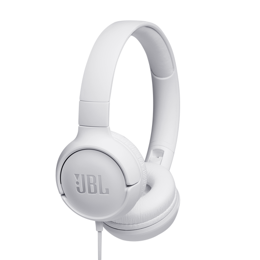 Slušalice JBL Tune 500 s mikrofonom bijele, sklopive, žične-0