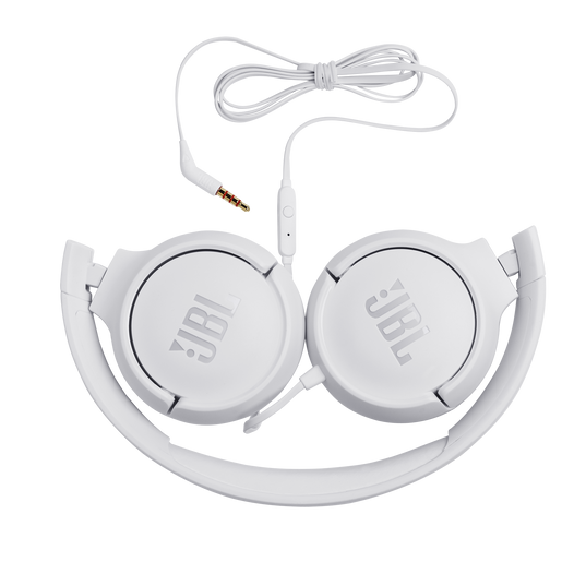 Slušalice JBL Tune 500 s mikrofonom bijele, sklopive, žične-2
