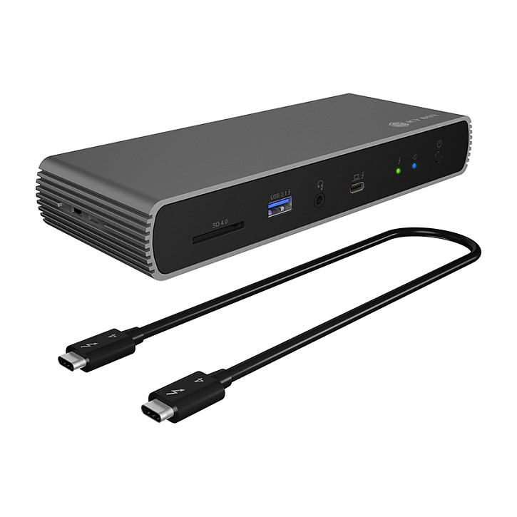 Priključna stanica s napajanjem Icybox IB-DK8801-TB4 Thunderbolt 4 PD100W-8
