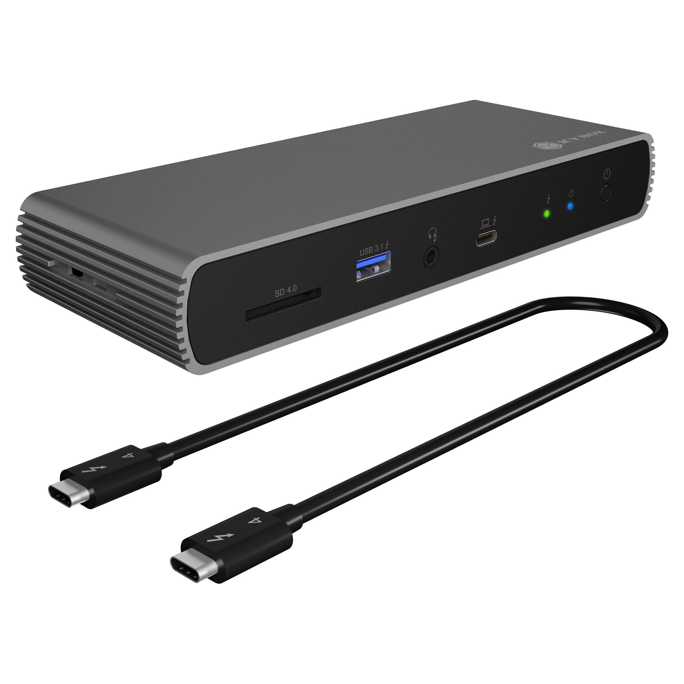 Priključna stanica s napajanjem Icybox IB-DK8801-TB4 Thunderbolt 4 PD100W-15