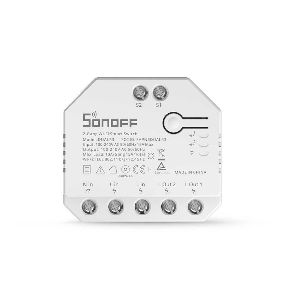Pametni prekidač SONOFF Wi-Fi 2-channel, DUAL3 roller shutter motor control-3
