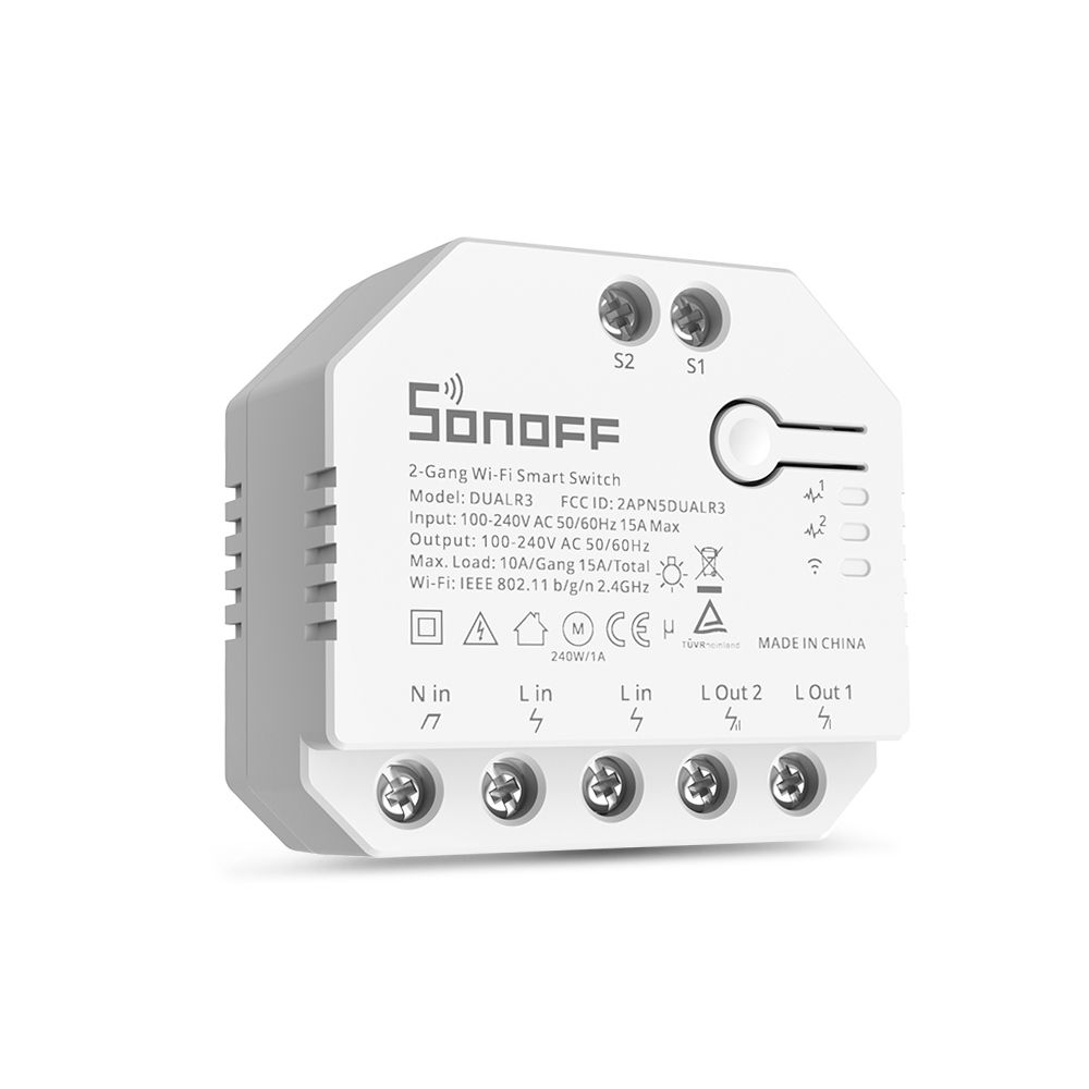 Pametni prekidač SONOFF Wi-Fi 2-channel, DUAL3 roller shutter motor control-0